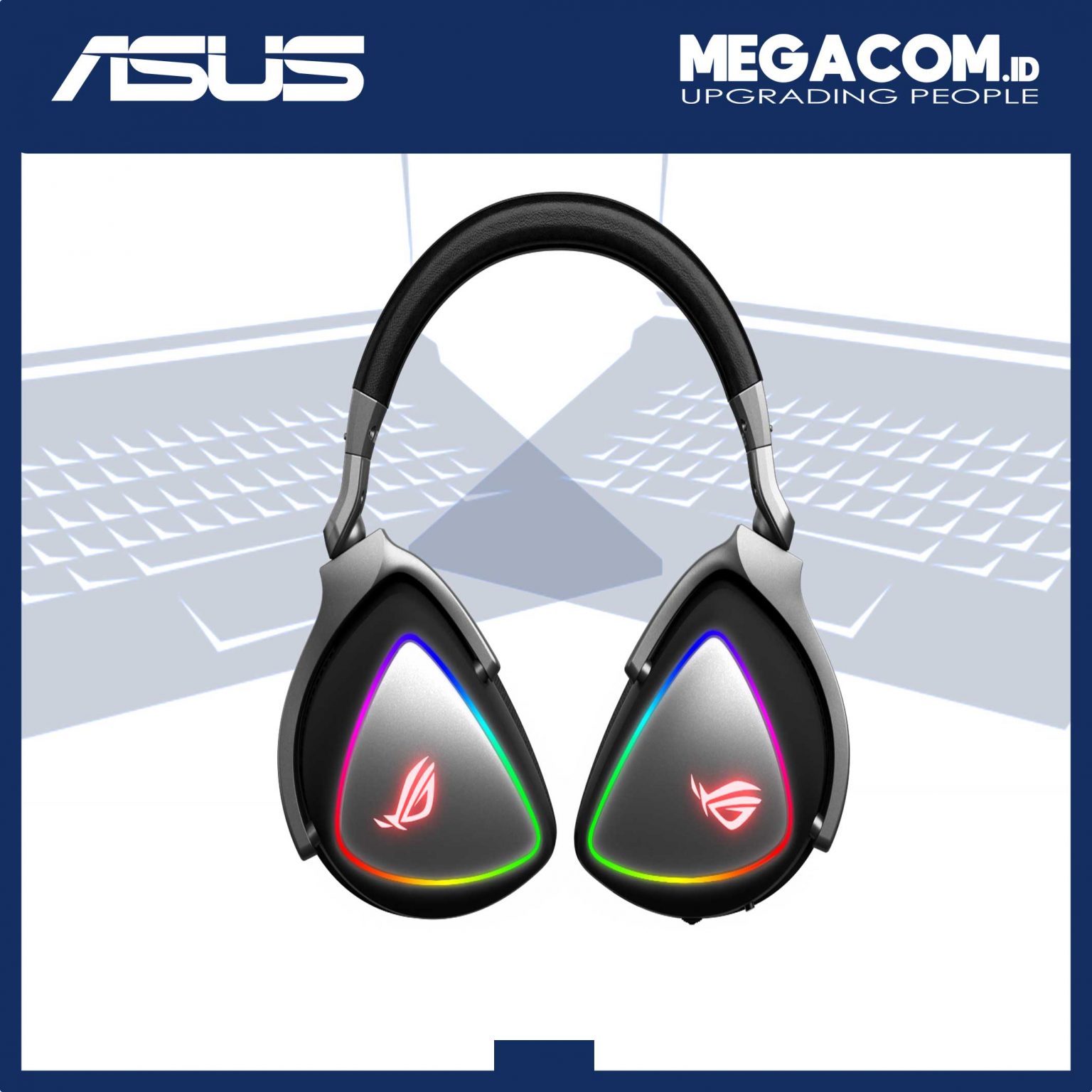 Asus ROG DELTA RGB Quad-DAC Gaming Headset | MEGACOM.ID