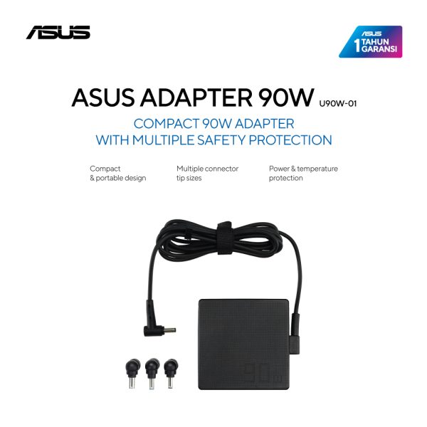 Asus Charger 90W Universal Adapter [Ori|Garansi Resmi Asus Indonesia 1 Tahun]